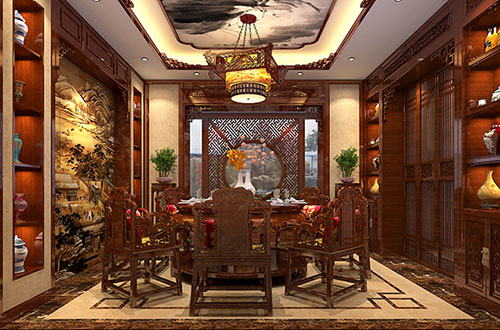 涪陵温馨雅致的古典中式家庭装修设计效果图