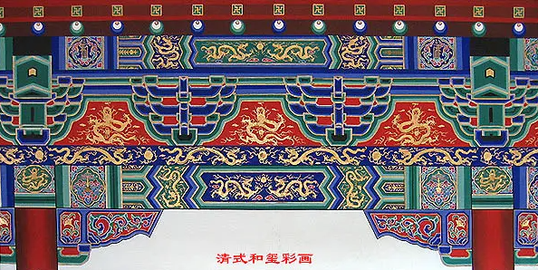 涪陵中国建筑彩画装饰图案